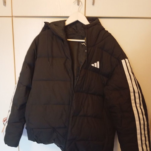Adidas puffer climawarm jacket, black, size L