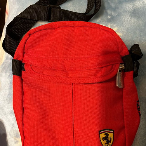 Ferrari crossbody bag red like new