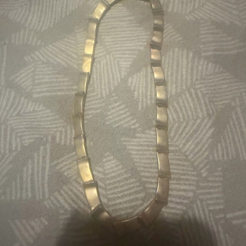Earrings with necklace new, heavy clips
