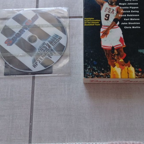 Dream Team video cassette and Arsenal PAOK 1997 DVD like new