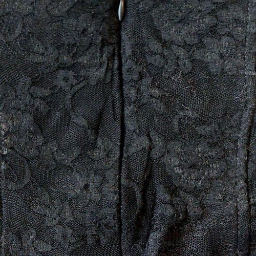Elastic Strapless Lace Corset Top black, used, size M