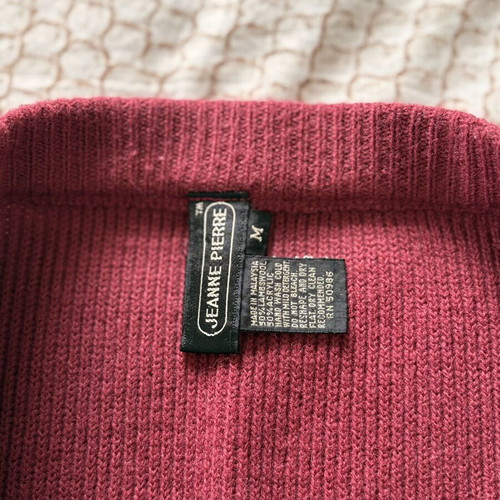 Jeanne Pierre Bordeaux Wool Pencil Skirt like new, sizes M/L