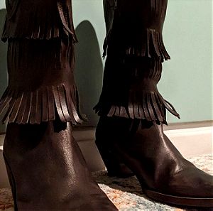 Δερμάτινες 𝐂𝐨𝐰𝐛𝐨𝐲 Μπότες γυναικείες 𝐍𝐨𝟒𝟏 (Women's leather 𝐂𝐨𝐰𝐛𝐨𝐲 boots No41)