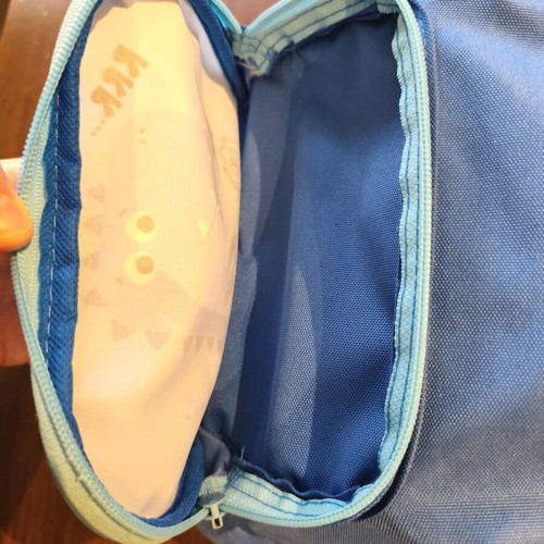 Children's travel set like new, 3 pieces, blue