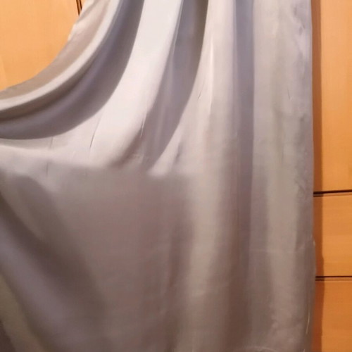 Helmi maxi satin dress size M like new, light khaki