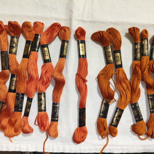 DMC Mouline embroidery thread pack of 14 new
