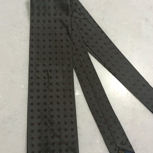 Hilton Italian silk tie like new, brown and red