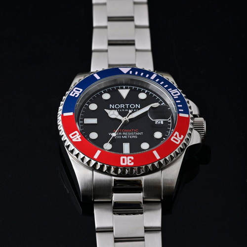 Norton Marea wristwatch new, automatic, waterproof 200m, 40mm