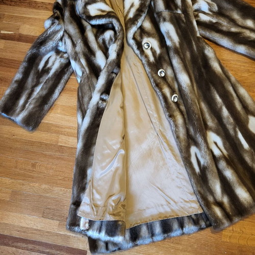 Eco fur coat like new from dry cleaner