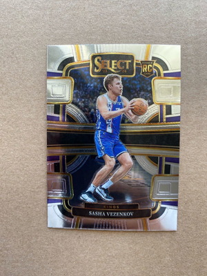 Panini NBA Sasha Vezenkov Rookie Card 2023-24 Sacramento Kings