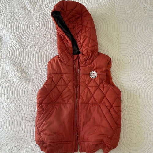 Zara sleeveless fleece vest, red, toddler size 92-98 cm