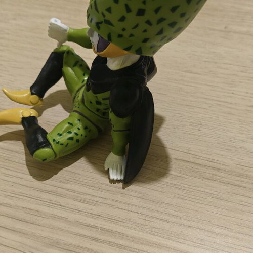 Dragonball Cell and Cell Jr figures like new, approx 11cm