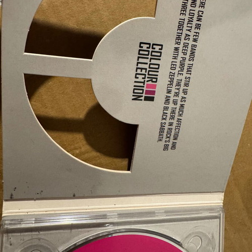 Deep Purple Colour Collection CD pink disc like new