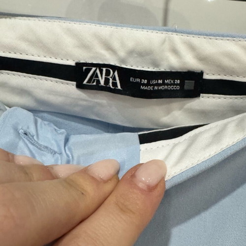 Zara pants with pockets like new, turquoise, size M