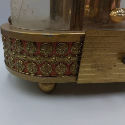Schmidt vintage mechanical 8-day table clock with music box