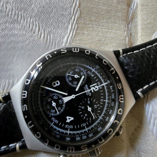 Swatch Irony Aluminium 1995 Vintage Collectible Watch in Very Good Condition