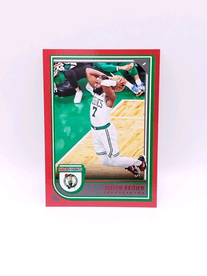 Panini NBA Hoops Jaylen Brown Red Card 04/75 like new