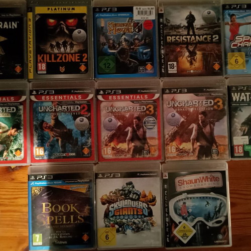PlayStation 3 games like new, collection with manuals