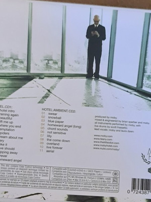 Moby CD Hotel σαν καινούργιο, ηλεκτρονική μουσική