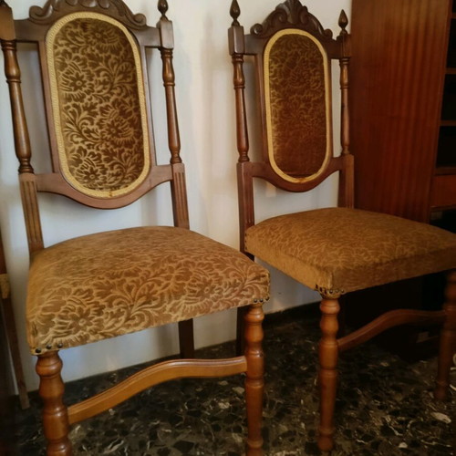 Living room chairs like new, set of 6