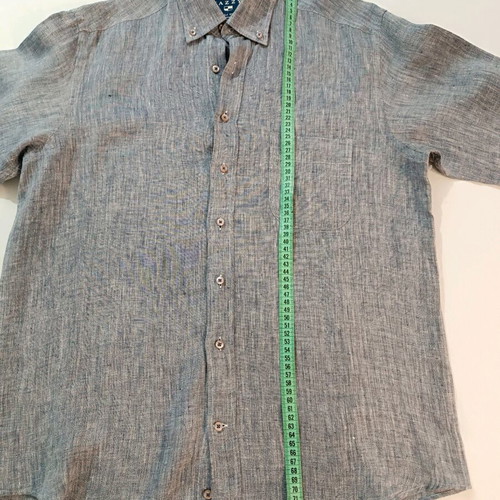 Jazzy Studio linen shirt gray size M like new