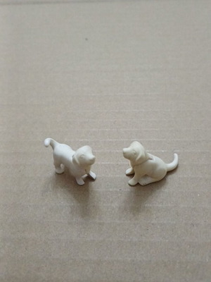 Playmobil dog figures like new, spare animal parts
