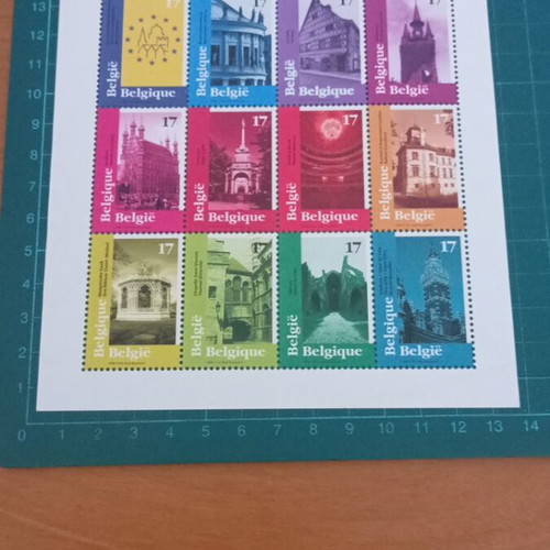 Belgium 1998 European Heritage Days Stamp Sheet new
