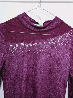 Pullover S/M new, very soft, purple