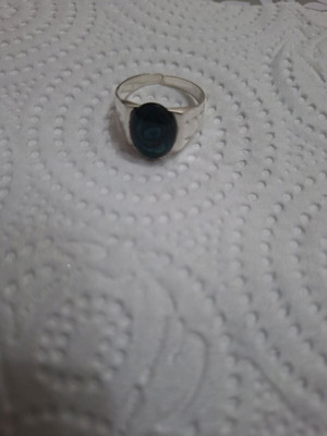 Silver ring used with adjustable width