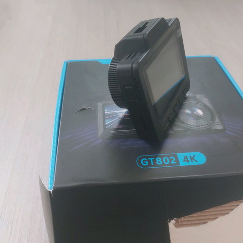 GT802 4K dash camera new, front and rear camera, WiFi, GPS