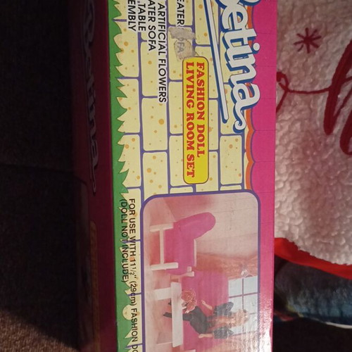 Doll furniture dining set closed new