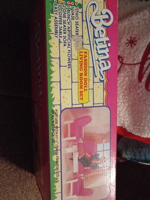 Doll furniture dining set closed new