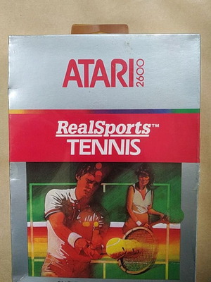 Atari 2600 RealSports Tennis παιχνίδι στο σελοφαν του
