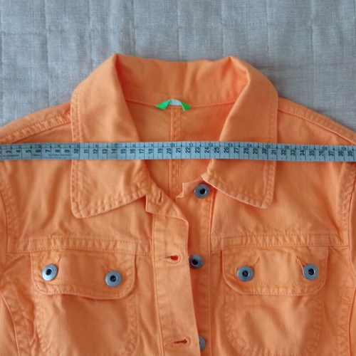 The Hip Site orange jacket cotton used size L