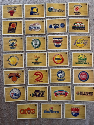 Σήματα ομάδων NBA Upper Deck κάρτες σαν καινούργιο