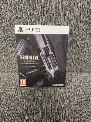 Resident Evil Requiem Steelbook Deluxe Edition PS5 game, like new