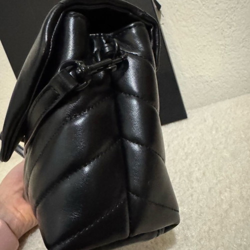 YSL Lou Lou crossbody bag like new, authentic black