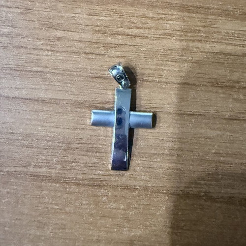 White Gold Cross 5.8gr 3.5cm x 2.5cm new