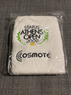Collectible tennis wristband new Athens Open 2009