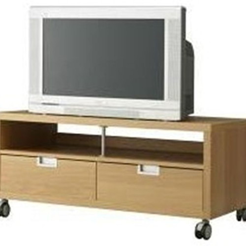 IKEA BESTÅ JÄGRA TV stand, beech, assembled
