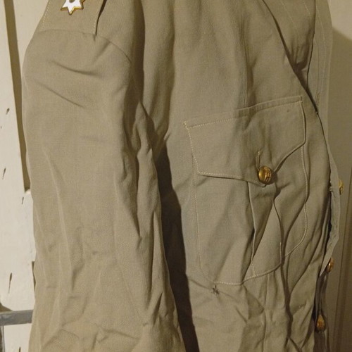 Safari uniform brigadier 1960 used, includes tunic