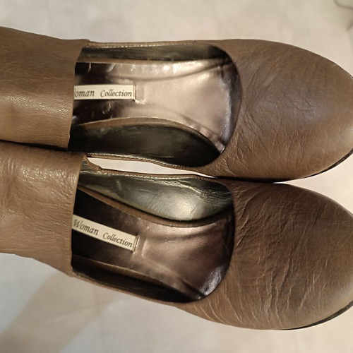 Zara brown ankle boot used, size 40 narrow fit