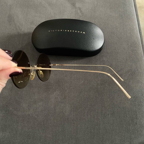Victoria Beckham sunglasses used, brown/gold
