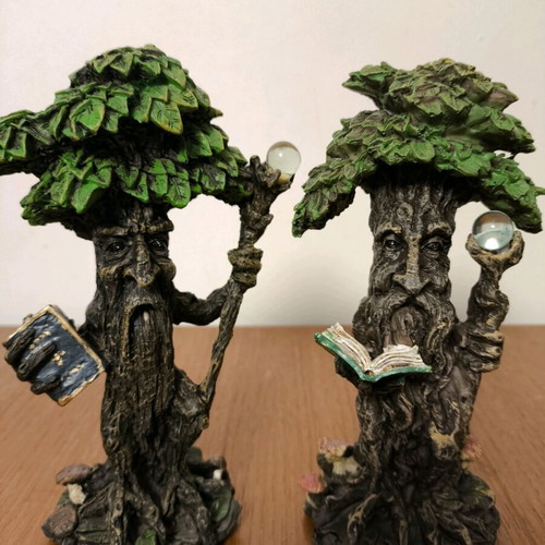 Decorative figures Tree of Life like new, set of two