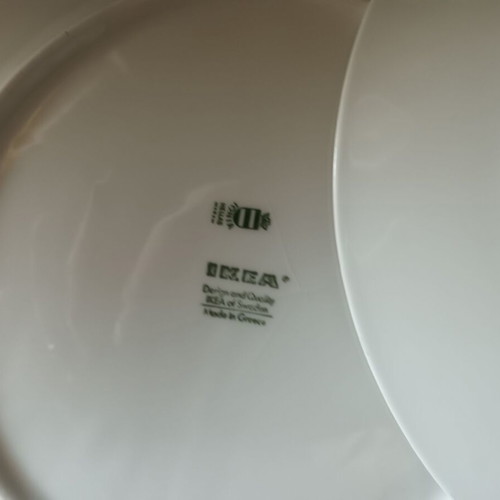 Porcelain platters used, pack of 6 pieces