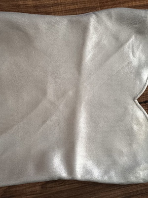 Zara cropped τοπ ασημί σαν καινούργιο μέγεθος L