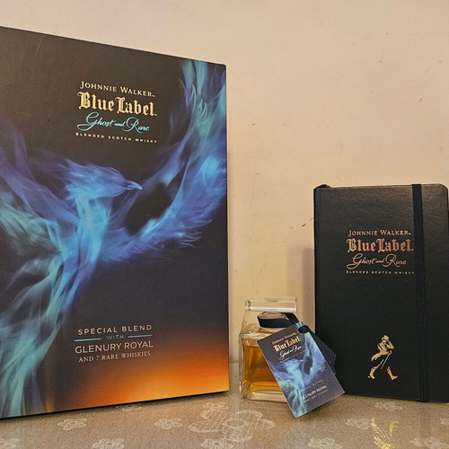 Johnnie Walker Glenury Royal Ghost & Rare Blue Label miniature set new