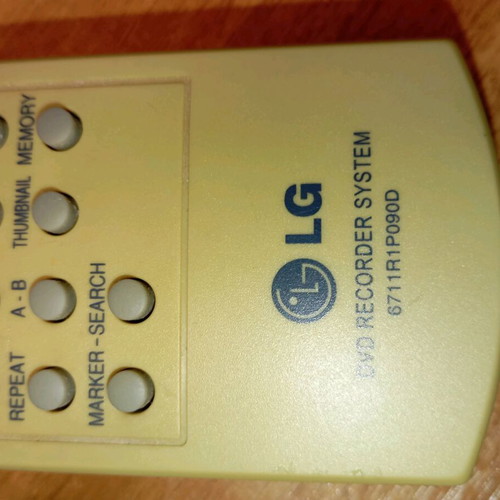 Remote control 6711R1P090D LG DVD recorder genuine