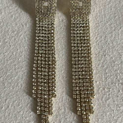 Women's long earrings new, gold and silver color