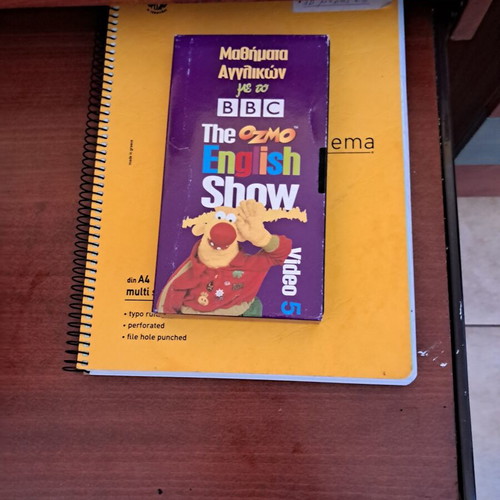 English lessons with Ozmo VHS used, 5 tapes
